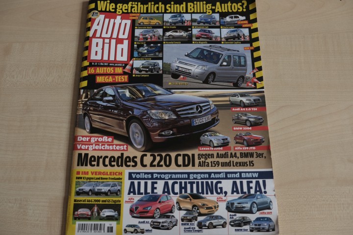 Deckblatt Auto Bild (18/2007)